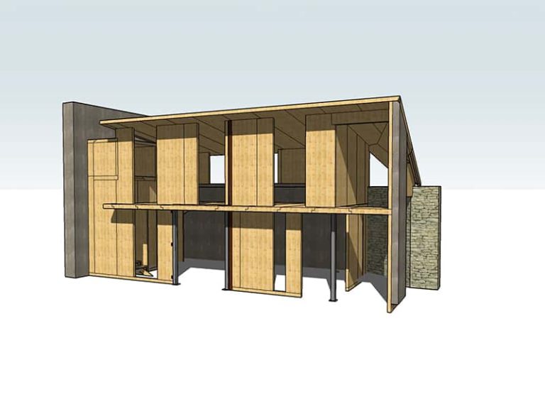 Modulo prefabbricato X lam 118